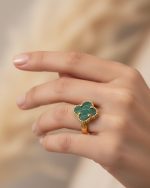 انگشتر ون‌کلیف مدل «مالاکیت» - Image 2