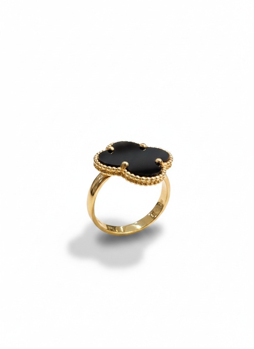 photo_2026-01-25_15-27-44 انگشتر ونکلیف مدل «اونیکس سیاه» - Image 1